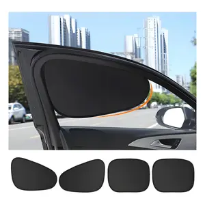 New Car Window Static Sunshade Curtain, 4 Layer UV Protection, Anti-Glare UV Filter, UV Blocking Accessory for Car Interior, Car Accessories