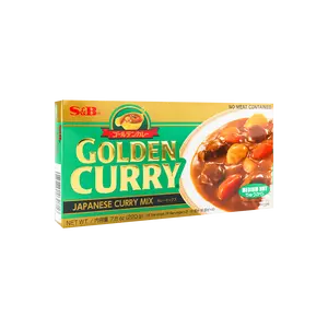 S&B Golden Curry Japanese Curry Sauce Mix Medium Hot 220g