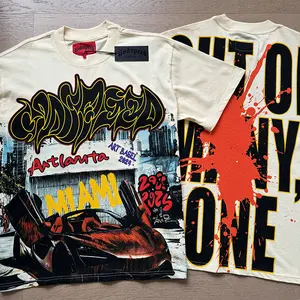 Summer Godspeed T-shirt Men Women Hip Hop Print Vintage O-Neck Short Sleeve GOD SPEED Top Tee Cotton Shirts Tiktok Shop Casual 13