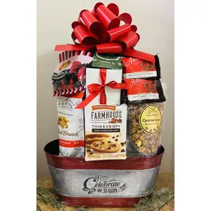 Premium Celebrate The Season Holiday Gift Basket
