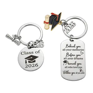 Class of 2026 Must-Have! Meaningful Graduation Keepsake Keychain Senior 2026 Inspirational Jewelry Gift Ideas for Him/Her