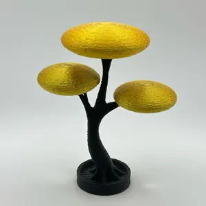 Gold & Black Modern Tree Decor
