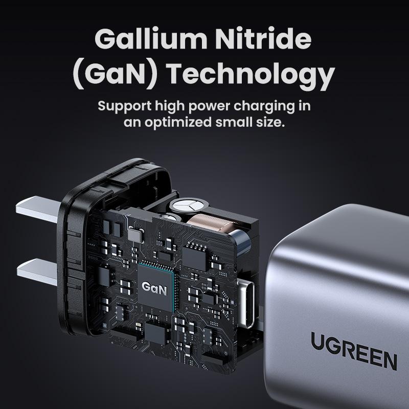 UGREEN Nexode 30W PD Fast Charging GaN Charger Bundle with 3.3FT Type-C/MFi Lightning Charging Data Cable, USB C Charger Set for iPhone 15/14/13, Galaxy and More Mobile Electronic SmartphoneTikTokShopBlackFriday ,TikTokShopHolidayHaul
