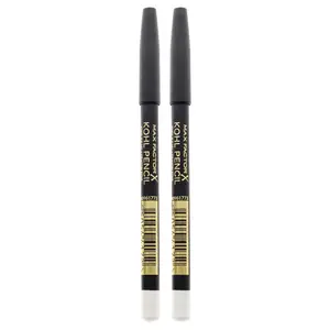 Kohl Kajal Liner Automatic Pencil - 010 White by Max Factor for Women - 0.01 oz Eyeliner - Pack of 2