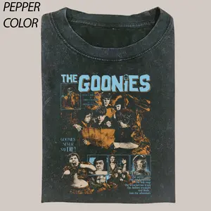 Vintage Goonies Never Say Die! Graphic Tee - The Goonies Movie Poster Tee - Vintage 80s Adventure Film Graphic T-Shirt - Sloth & Goonies Squad Tee - Gift for Movie Lover