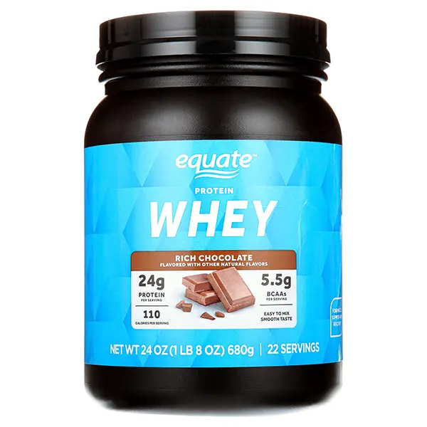 Whey Protein Powder Rich Chocolate - High Protein Shake Mix for Muscle Growth, Recovery & Daily Nutrition - Smooth Chocolate Flavor - Easy to Mix Post Workout Protein Supplement - 24 oz Container