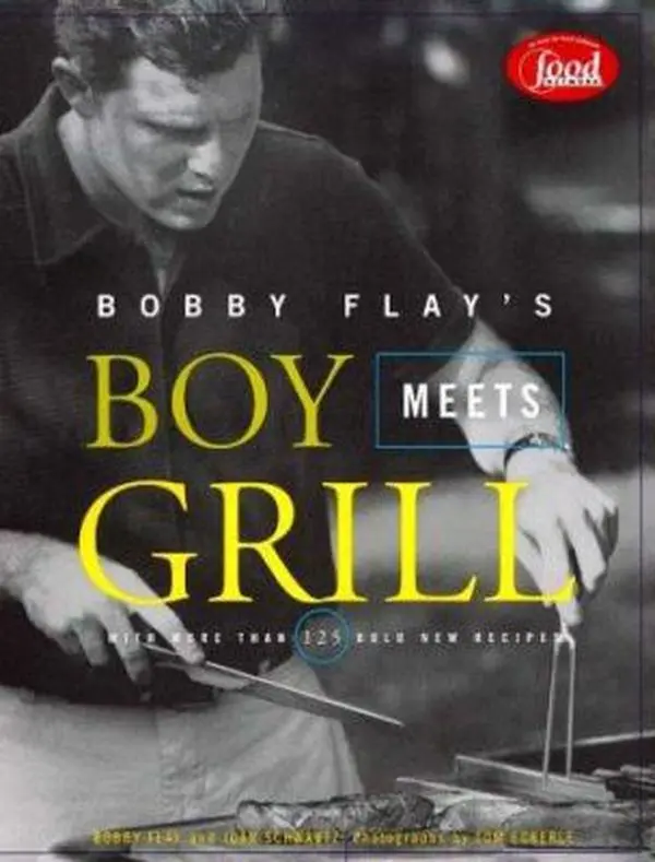 Used Cookbook - Bobby Flay's Boy Meets Grill: 125+ Bold New Barbecue & Grilling Recipes, Hard Cover, 1.79 lbs, English Edition by Hachette Books