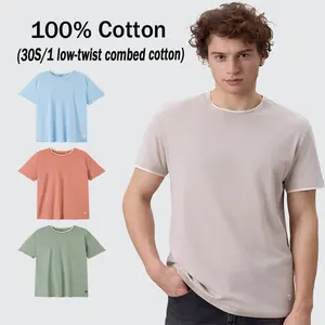 Mega Tshop Unisex 811 100% Cotton Short Sleeve Top, 4.0 oz Casual Fabric, Moisture-Wicking Double Layer Trim Round Neck Tee for Men & Women (Menswear) tiktokshopspringglowup