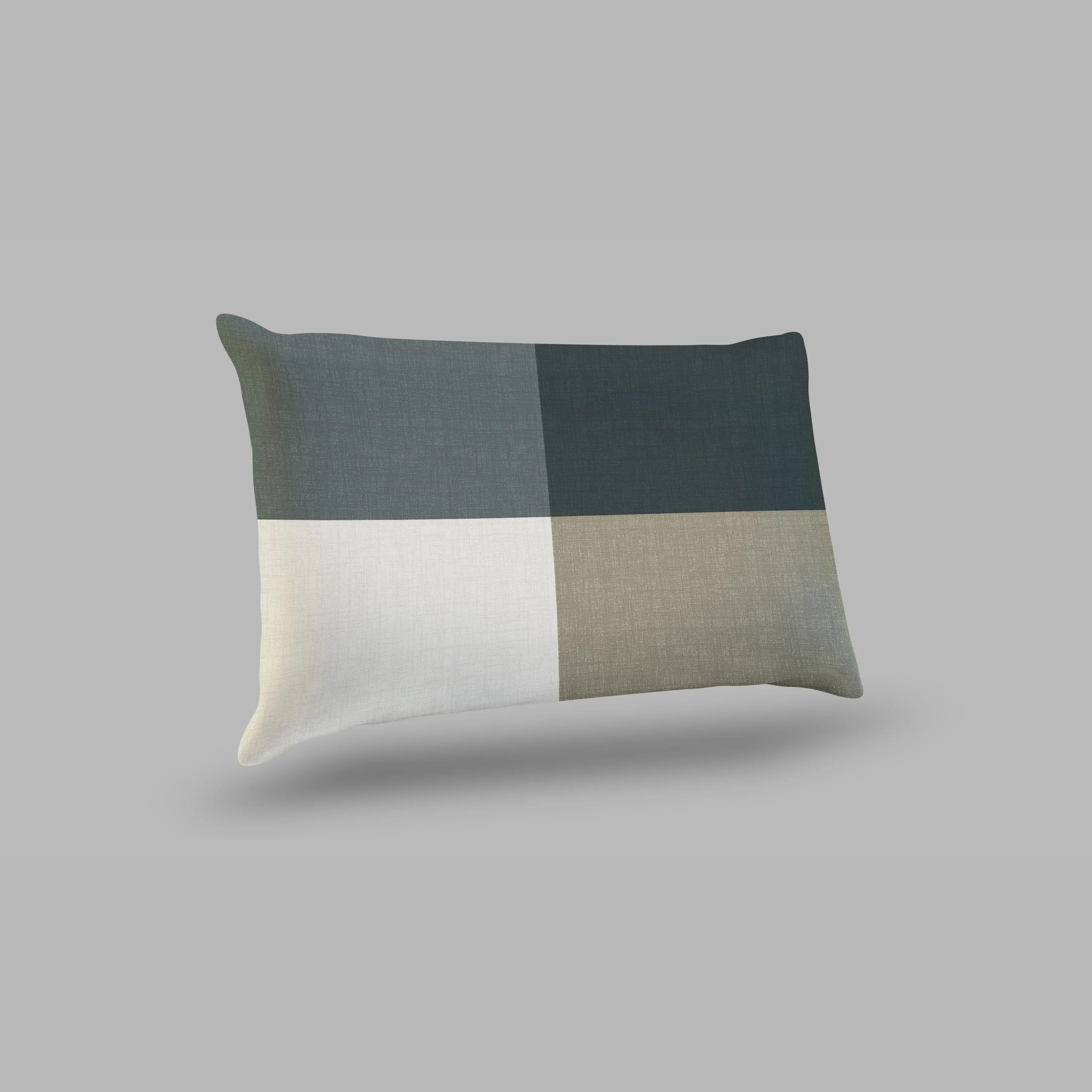Bebejan Checkered Navy Tan  Sham Set - Final Sale