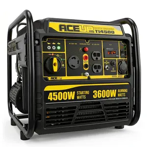 Aceup Energy 4500W Gas-Powered Inverter Generator, 223CC Engine, EPA-Compliant TI4500, Electrical Power Supply for Home & Camping Use