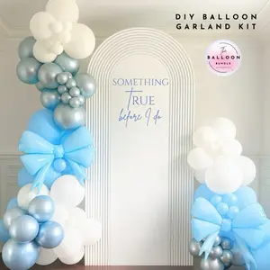 Something True Before I Do - Christian Bridal  Shower DIY Balloon Garland Decor Kit +Editable Scripture Cards +welcome sign
