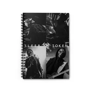 Sleep Token Notebook | Arcane Temple Music Notebook | Occult Aesthetic Writing Journal | Study & Schedule Planner | Productivity Desk Gear | School & Office Supplies | Atmospheric Band Gift Idea | Gift Under $15
