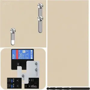 Horizontal Electrical Interlock Kit for Generator, 150-200 Amp Panel Compatible, 1 1/4-1 7/16 Inches Breaker Spacing, No Wiring Needed, Durable Metal Construction, Easy DIY Installation for Backup Power