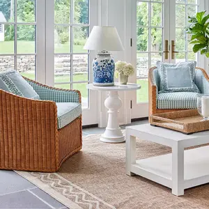 Momeni Erin Gates Saybrook 100% Polypropylene Rectangle Indoor/Outdoor Area Rug, 2' x 3', Classic Design, Durable & Versatile