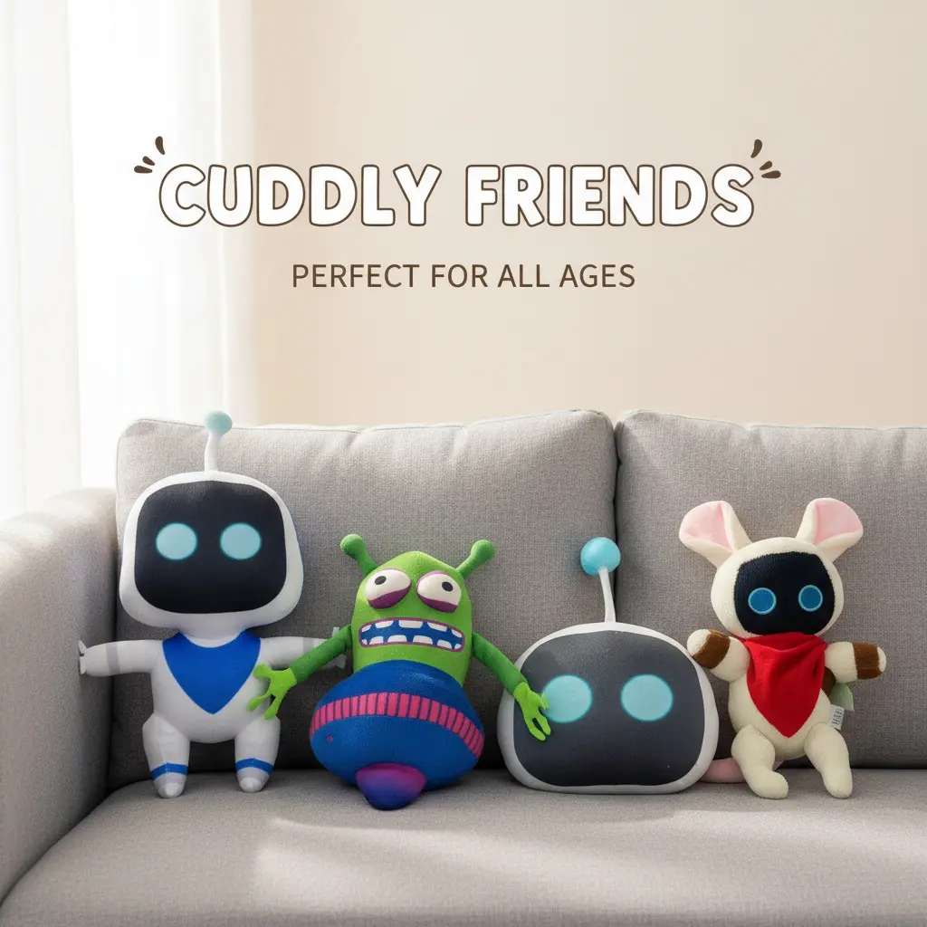 New Astro Bot Plush Rescue Plan Game Peripheral Soft Stuffed Doll Kids Gift Toy