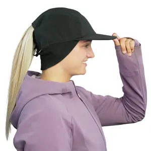 TrailHeads Women's Rain Hat - Winter Ponytail Hat - Outdoor Waterproof Hats for Women for Running, Hiking - Storm Runner