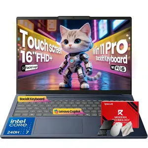 Lenovo IdeaPad Touchscreen Business Laptop - 16 Inch FHD+(1920X1200) - Intel 10-Core 7 240H(Beat Ultra 7 255U) - Facial Login IR Cam - Backlit KB - Win 11 Pro - Redragon Bundle(Up to 64GB DDR5 | Up to 2TB SSD)