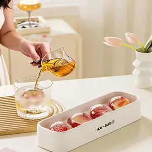 Whiskey ice hockey mold, ice hockey making mold, suitable for making various juices, milk ice cream, essential summer cooling tool, perfect gift for children