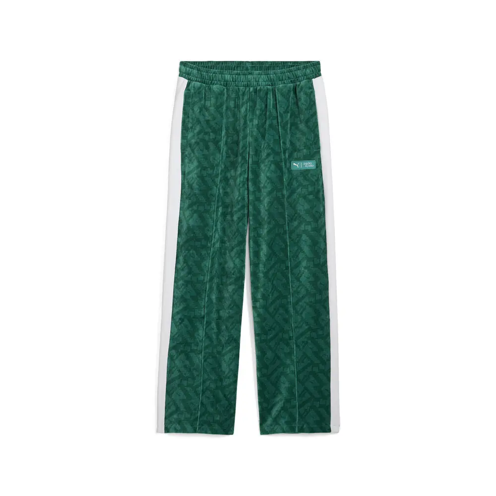 PUMA Mens X Selena Gomez T7 Iconic Straight Drawstring Pants Casual - Green