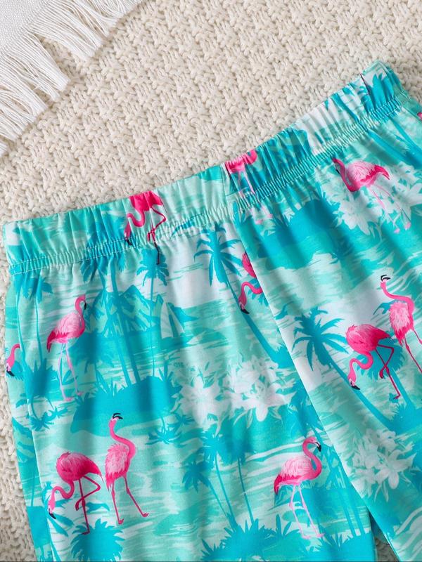 Boy's Ethnic Pattern Shorts, Casual Elastic Waist Beach Shorts for Summer, Kids Bottoms for Daily Wear