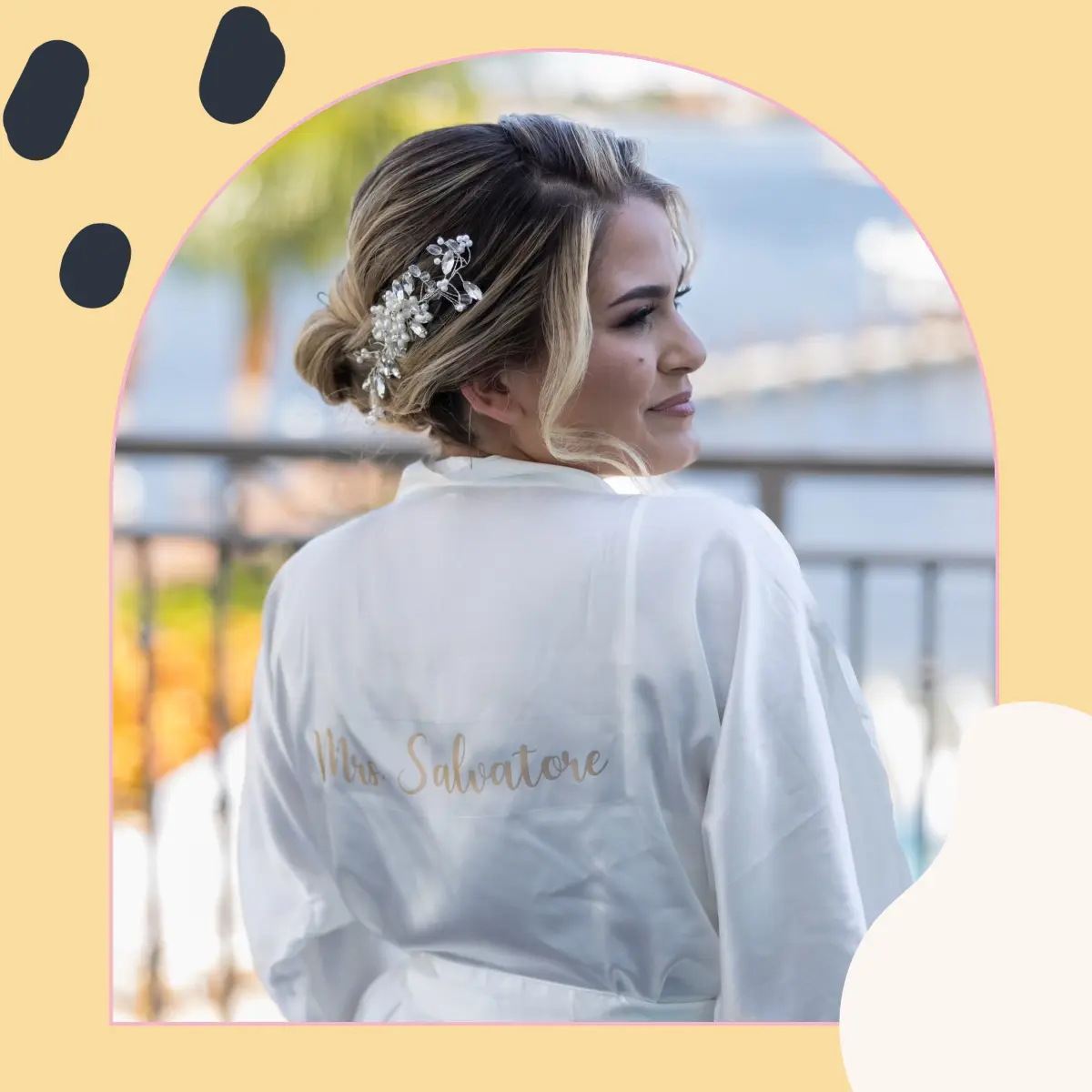 Custom Bridal Robe