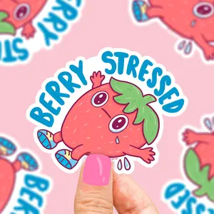 Turtle's Soup Berry Stressed Laptop Decal Vinyl Sticker Waterproof Dishwasher Safe Decor Decorative