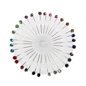30x/Set Scarf Safety Pins Clip Hijab Crystal Brooch Fashion Jewelry Charm