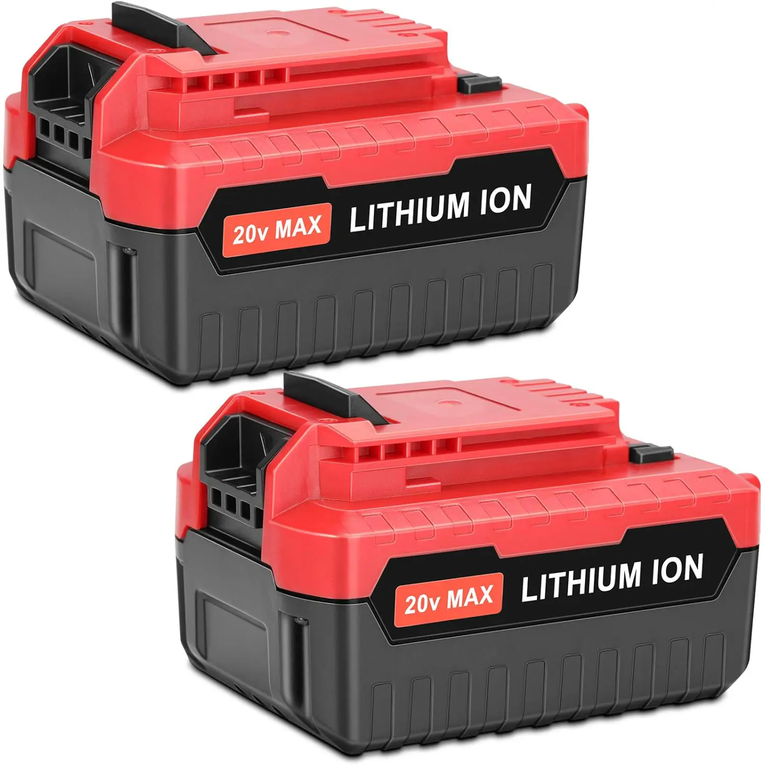 JYJZPB 2Pack 20V MAX Replacement Battery 6.0Ah for Porter-Cable 20V Lithium Battery PCC681L PCC685L PCC685LP PCC680L PCC682L PCC600 PCC640 20-Volts Lithium Batteries