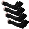 UV Cooling Arm Sleeves, Elastic Breathable Sports Sleeves, Arm Compression Sleeves, Cooling Protective Sleeves, Summer Sun Protection Gloves with Thumb Hole, Versatile Outdoor Gear for Men and Women, Cooling Arm Covers