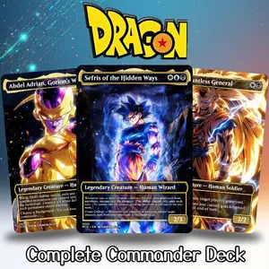 Dragon MTG Custom Proxy Deck 100 Cards + Tokens | Commander EDH