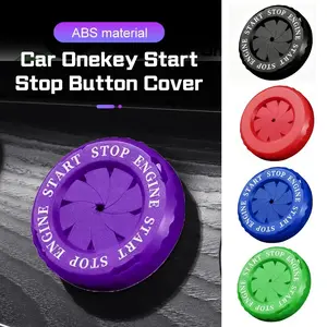 Car One-Button Start Decorative Sticker, Universal Button Protection Cover, Motorcycle Ignition Switch Decoration, Home Cat Eye Hole Cover