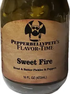 PEPPER BELLY PETE'S SWEET FIRE - 16 OZ JAR