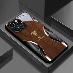Scorpion Pattern iPhone Case, Premium Business Style, Glass Cover, Fits iPhone 16/15/14/13/12/11/x/XR/XS Max/7/8/7p/8p