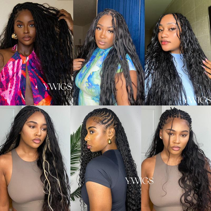 [YWIGS] Bulk Human Hair for Braiding No Wefted Natural Color - Human Hair for Boho Braids TikTokShopJumpstartSale