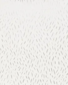 Seconds Sale - Palea - Diamonds and Pearls (Pale Silver) on Cream - Residential Wallpaper