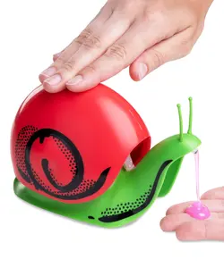 Escar-Soap Snail Soap Dispenser with Rubber Pads Refillable Sink Buddy for Dish or Hand Soap Adorable Charm for Kitchen or Bathroom