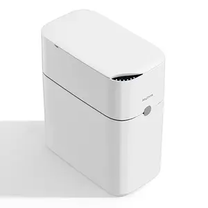 Auto Trash Can, Touch Free,with Lid, Waterproof Trash Bins,can Isolate Odors,Saving Space,Auto suction Bagging,for Kitchen、Bathroom、Bedroom、Office etc. Home Goods