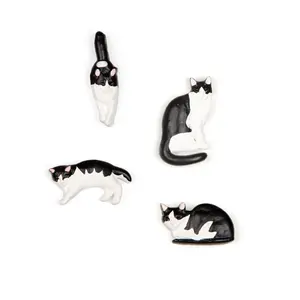 tuxedo cat magnets