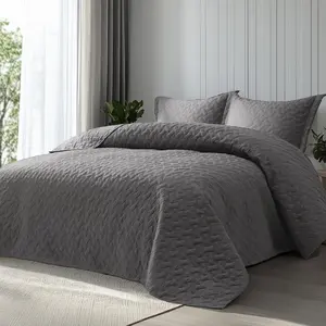 Bedsure Quilts Twin Size - Lightweight Bedspreads Twin Size with Basket Weave Pattern, Soft Quilt Bedding Set, Coverlet for All Seasons with 1 Pillow Sham (68" x 86") | Skin-Friendly Soft, All-Season Comfort, Breathable, Lightweight, Machine Washable