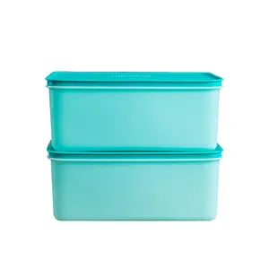 Anjuke Plastic Storage Container Set with Lids (2-Piece Set) 5.9L Vegetable & Fruit Storage & Preservation Boxes—Leak-Proof Storage Containers, Airtight & Leak-Proof—BPA-Free Plastic Storage Containers with Lids, Ideal for Food Storage