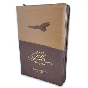 Biblia con Cierre Letra Super Gigante Manual 19 puntos RV1960 imit piel cafe con indice - Pero los que esperan a Jehova
