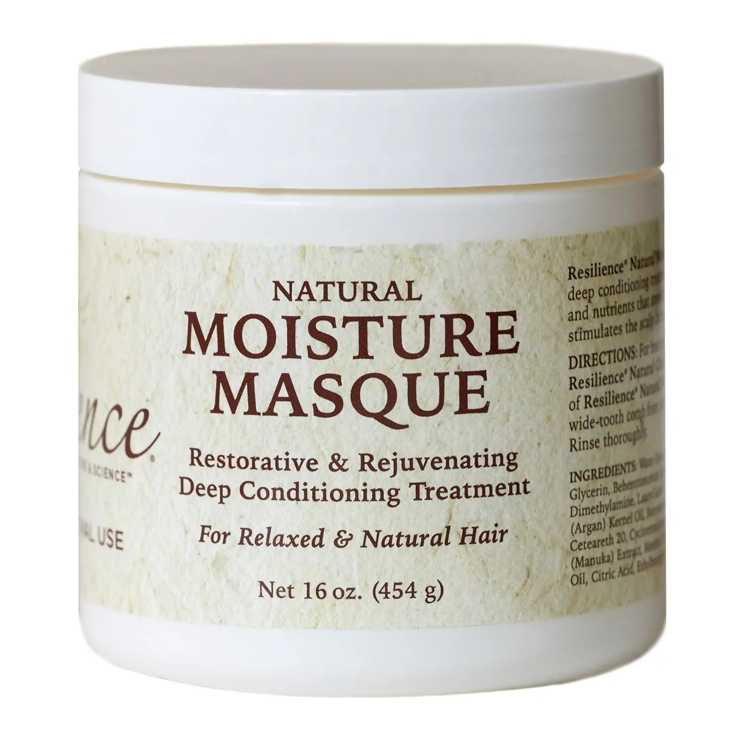 4C Hair Mask for Dry Damaged Hair - Resilience by Gold Banner Beauty | Deep Hydrating Treatment Moisture Masque Argan Oil by Resilience (Vegan & Cruelty-Free) 16 oz