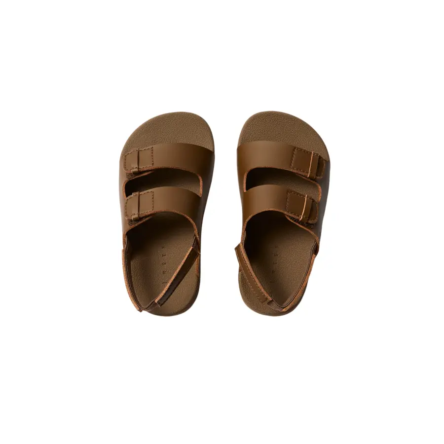 Little Sunstroll Brown | Vegan Leather Toddler Sandals | REEF Sandals
