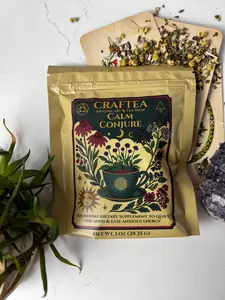Calm Conjure- Herbal Tea for Stress Relief, Nervous System Support & Relaxation
