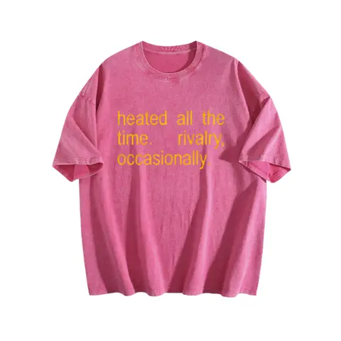 Heated Rivalry Tee - Cotton Unisex Short-Sleeve Crew Neck Graphic Print Sports Top, Casual Wear for Shane Hollander Fans, Bold Identity Streetwear, 2000 Trending Gift (Up to 3XL)
