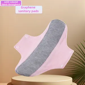 Reusable Washable Sanitary Pads, Graphene Leakproof, Soft Comfortable, Multiple Colors Available, Adult Care Essential, Eco-Friendly