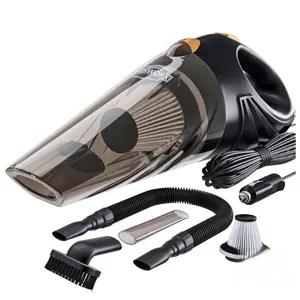 SAGAETR Car Vacuum Cleaner - Portable High Power Handheld Vacuums w/ 3 Attachments 16 Ft & Bag - 12v Auto Accessories Kit for Interior Detailing - Black