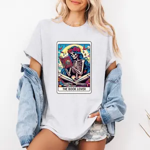 The book lover Tarot card shirt