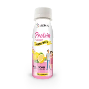 BariatricPal 25g Whey & Collagen Complete Protein Power Shots - Pink Lemonade