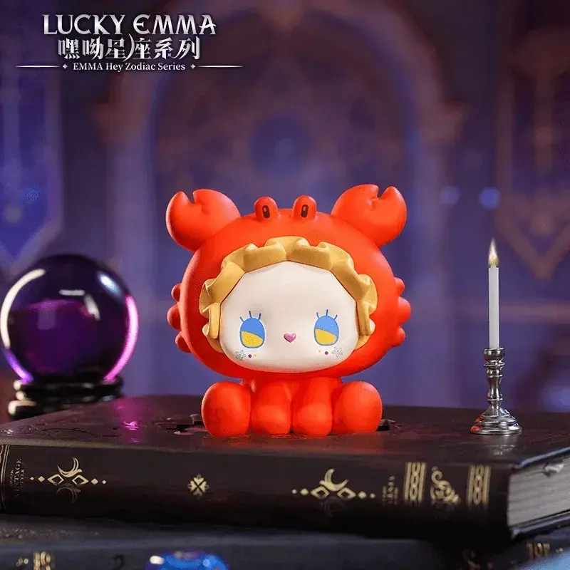 LUCKY EMMA Emma Hey Zodiac Series Mini Blind Box Model Figures (Yan Chuang) - PVC Figures, Cute Collectibles, Toy Unboxing, 12 Regular+4 Surprise+2 Secret Designs, 1-3cm Size Error, 15+ Age, Adult Supervision Required, Multiple Sets for Collectors